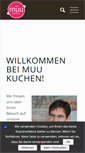 Mobile Screenshot of muu-kuchen.de